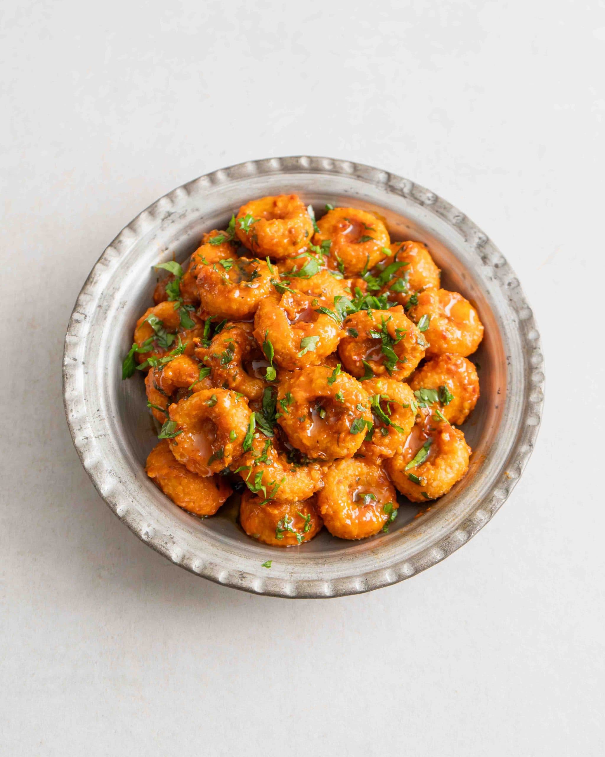 Köfte - bulgur balls in garlic and tomato sauce