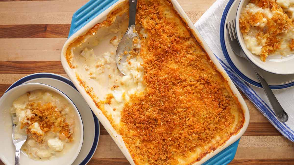 Cod Au Gratin