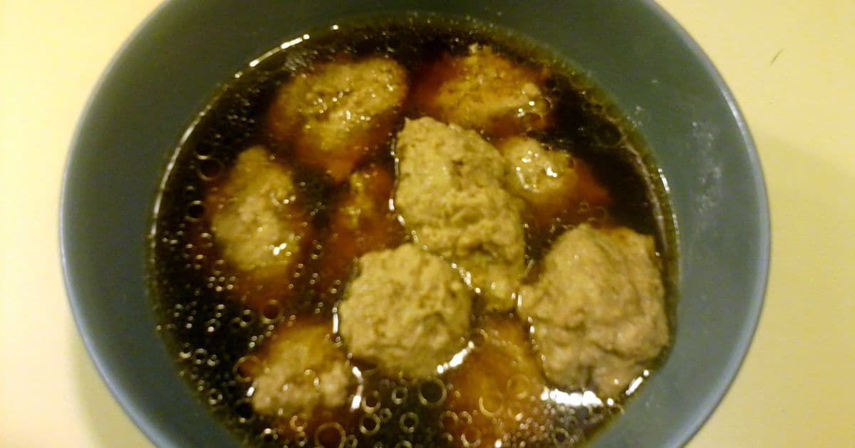 Sødd - meatball and vegetable stew