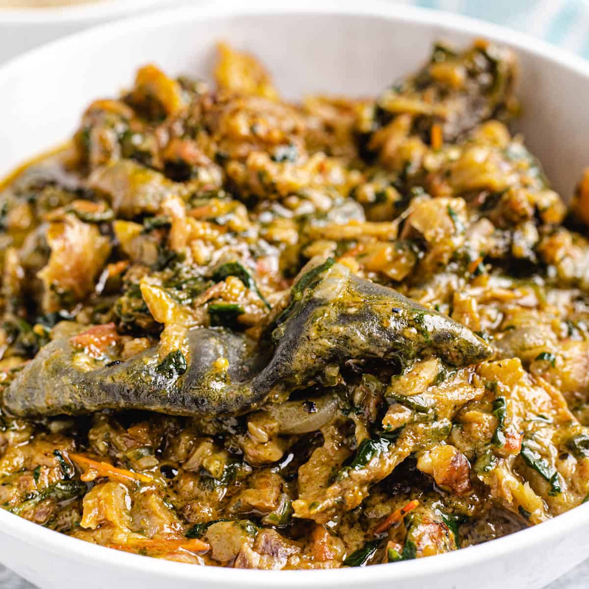 Fumbwa - spinach stew