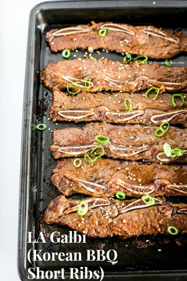 LA Galbi (Korean BBQ Short Ribs) 