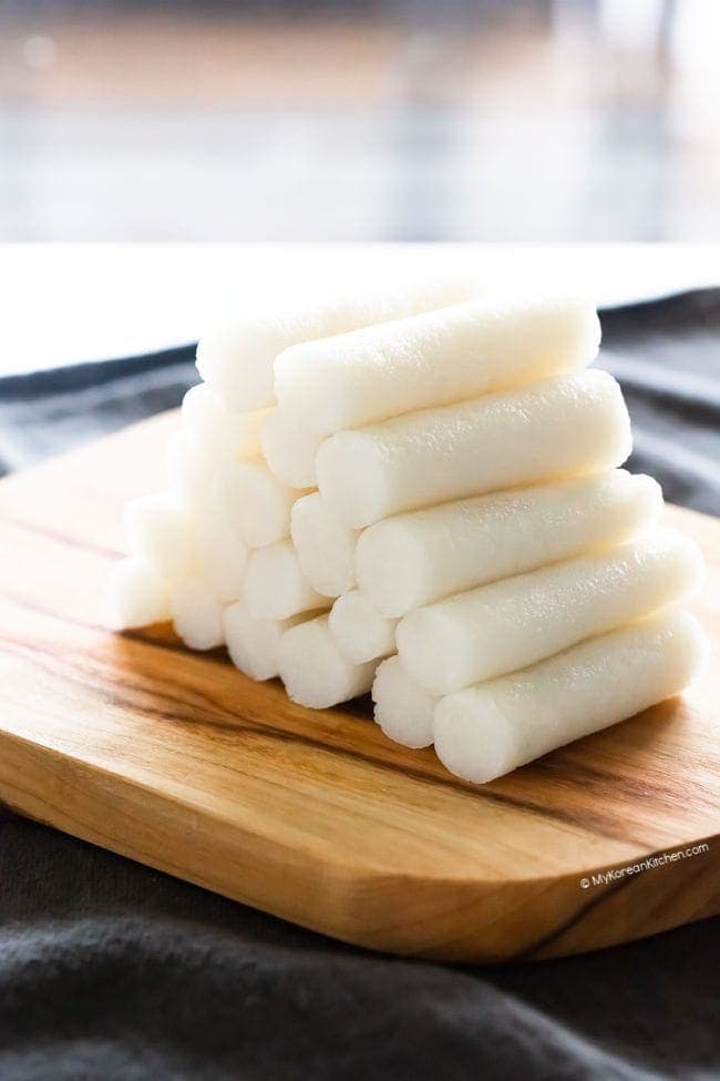 Garaetteok - rice cakes