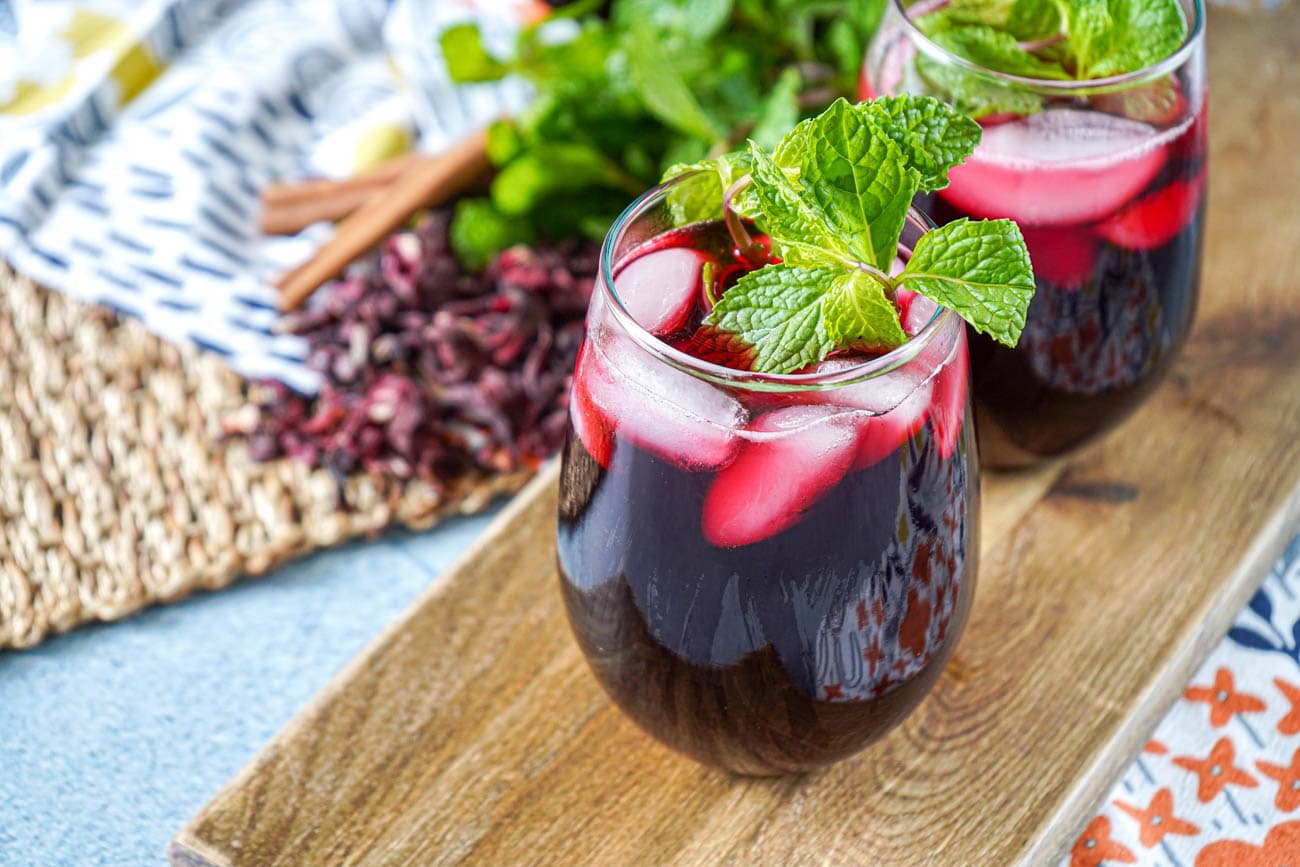 Bissap - hibiscus tea