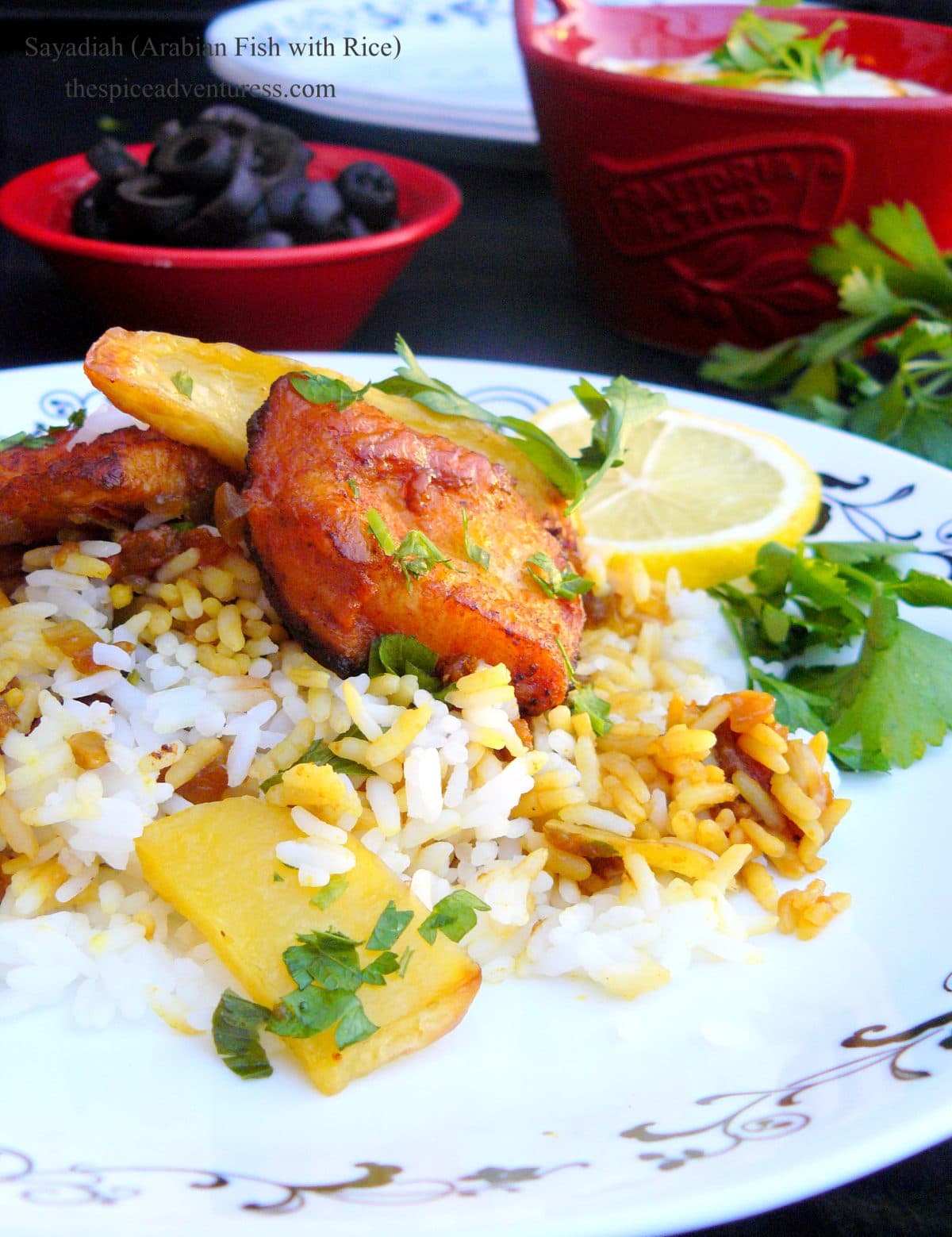 Sayadiah - Arabian fish with rice