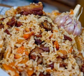 Plov - lamb and rice