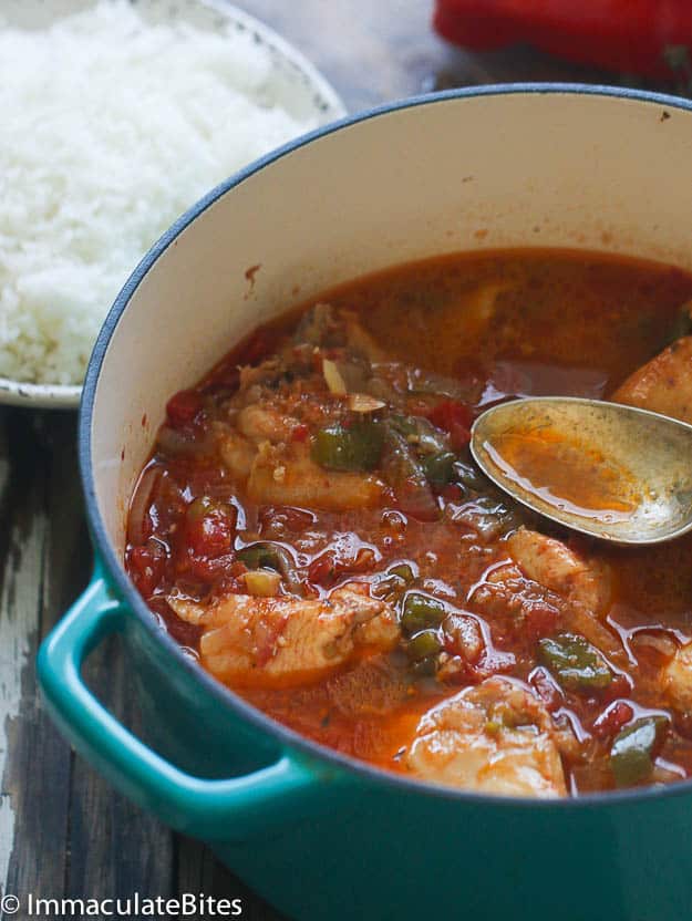 Kedjenou chicken - chicken stew