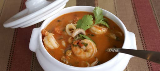 Cazuela de mariscos - seafood stew