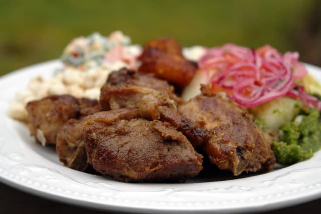Fritada de chancho - braised pork