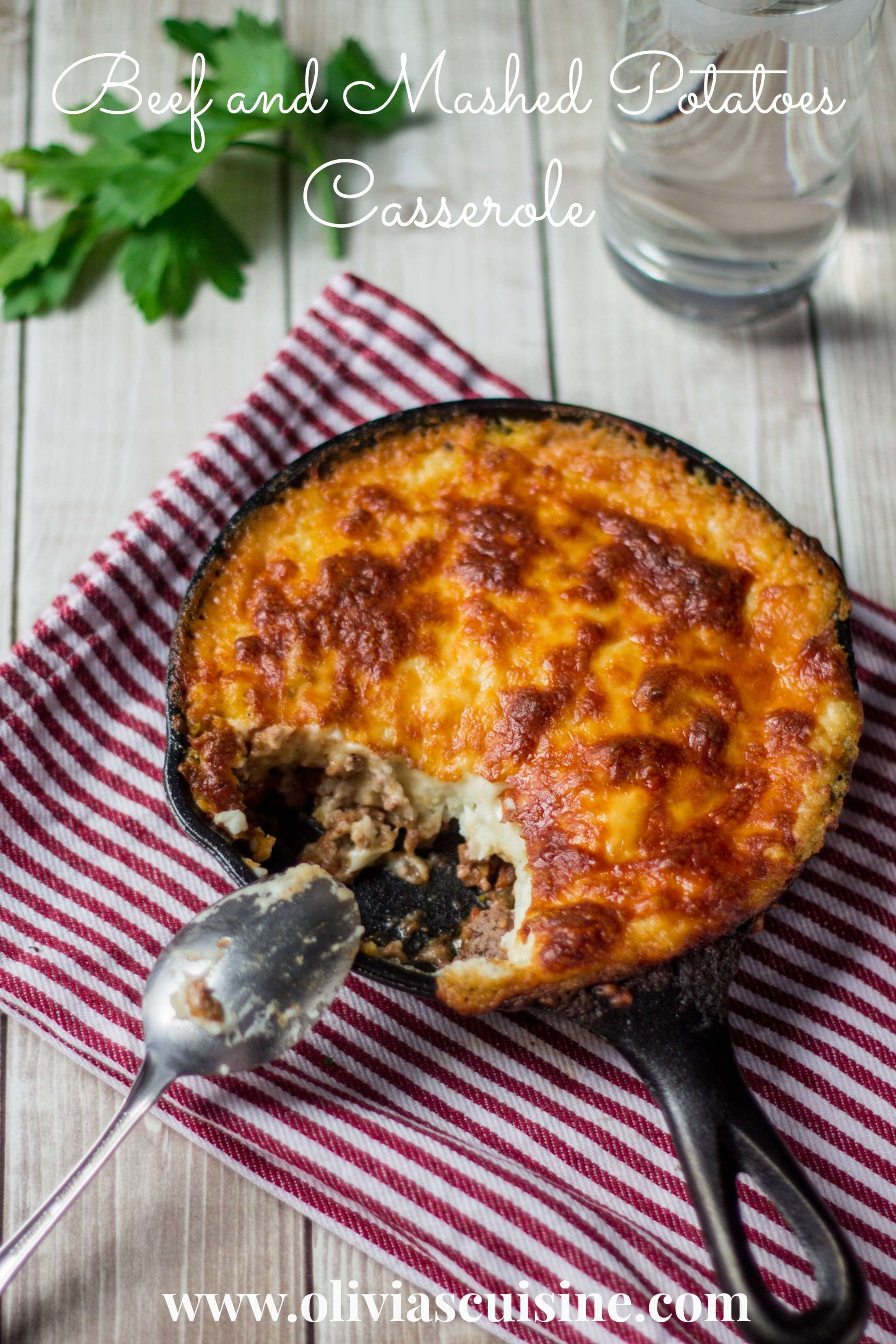 Escondidinho - beef and mashed potato casserole