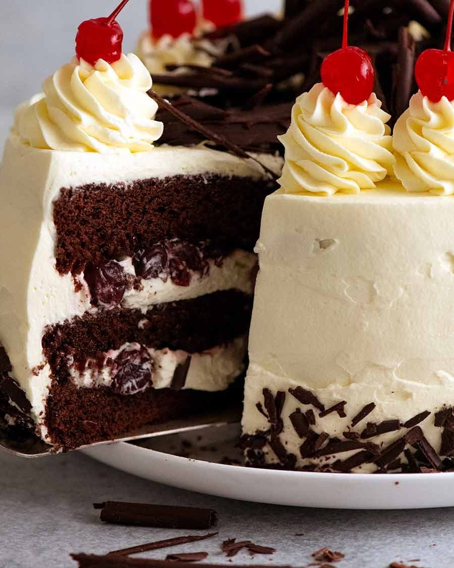 Schwarzwälder Kirschtorte or Black Forest cake 