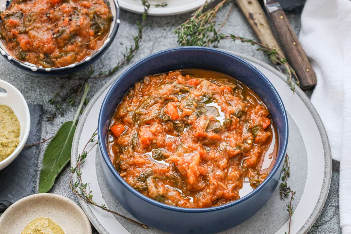 Legims - eggplant and veg stew