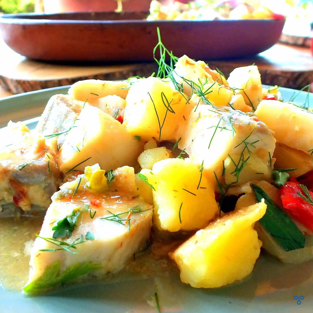 Ekşili balık - lemony fish stew