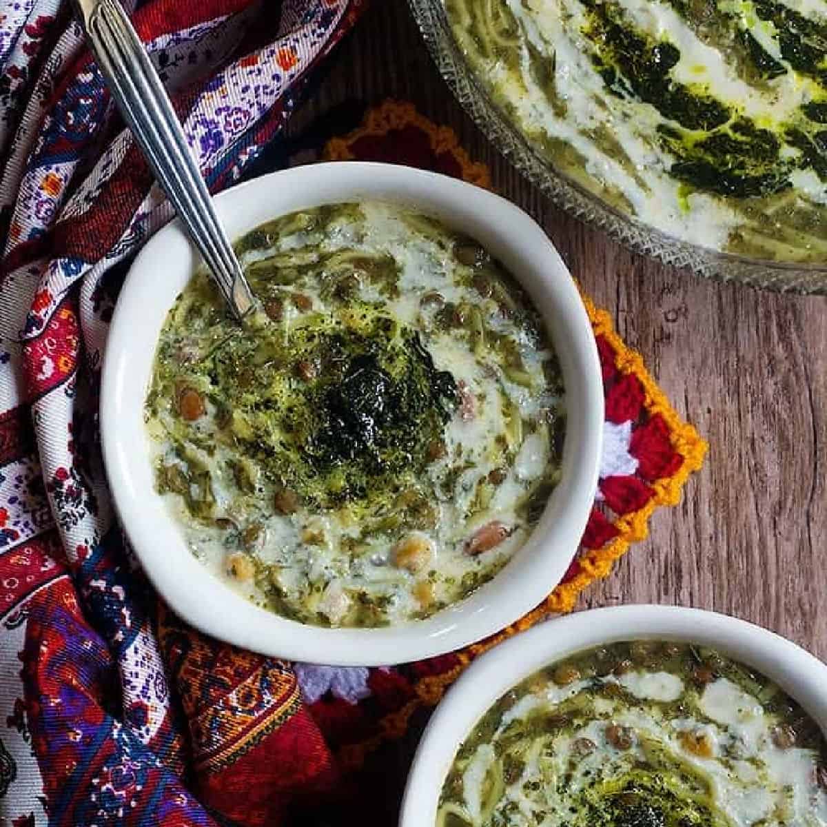 Ash Reshteh Recipe - Persian noodle soup