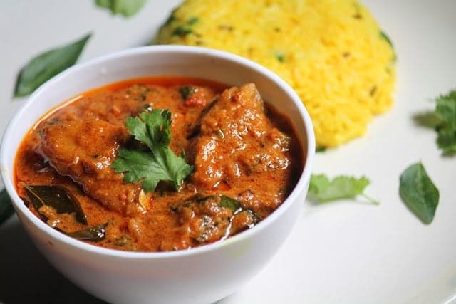 Mchuzi wa samaki - fish curry.