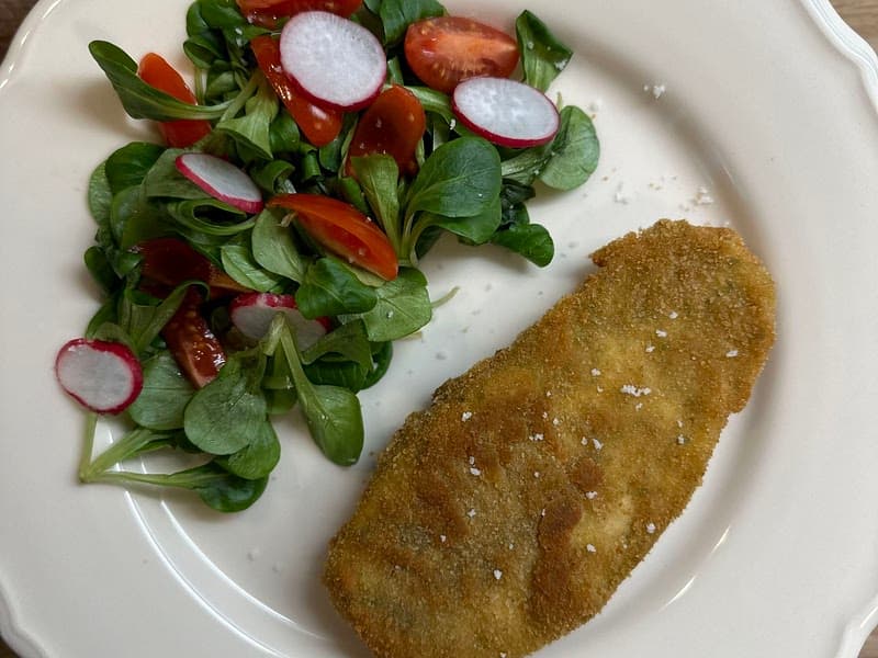 Milanesas de Berenjena - fried eggplant