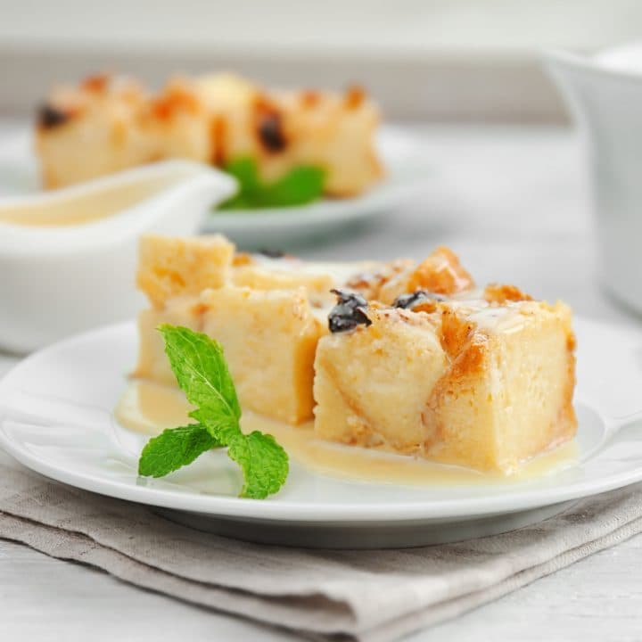 Bocado de Reina - banana bread pudding.