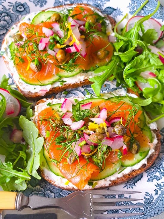 Smørrebrød - an open sandwich