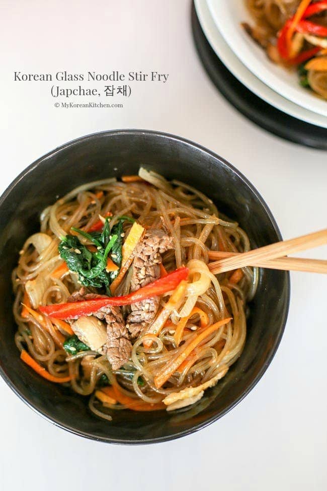 Japchae - Glass Noodle Stir Fry