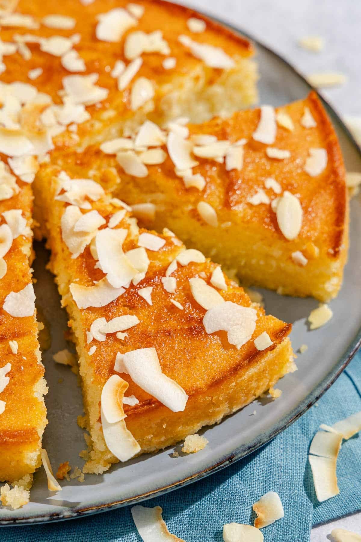 Basbousa - semolina cake